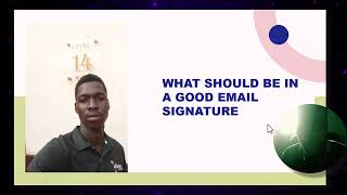 HOW TO CREATE AN EMAIL SIGNATURE [upl. by Shelbi]