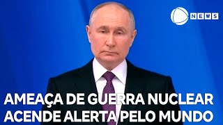 Ameaça de guerra nuclear acende alerta [upl. by Mcgrody]