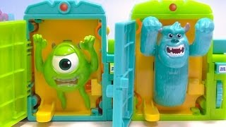 MONSTERS UNIVERSITY Monster Door モンスターズ・ユニバーシティ おもちゃ モンスタードア [upl. by Kimitri192]