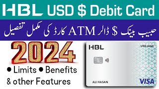 HBL USD  ATM Card Complete Detail  HBL Dollar Debir Card Detail  HBL Foreign Currency Debit Card [upl. by Dodie967]