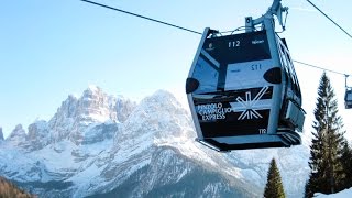 Pinzolo Campiglio Express  Skiarea Campiglio Dolomiti di Brenta [upl. by Adolph]