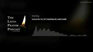 Learn the Act of Contrition in Latin Easily [upl. by Nani]