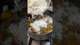 Boneless Chicken Biryani foryou youtubeshort viralvideo [upl. by Ajnat]