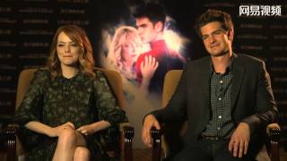 Andrew Garfield and Emma Stone China Interview 1 [upl. by Mattland]