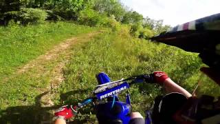 YZ 125 With Athena 144cc Big Bore Kit GoPro Hero 4 [upl. by Osmo485]