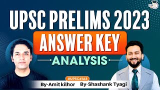 UPSC Prelims 2023 Answer Key amp Paper Analysis  UPSC Prelims Cut off  General Studies  StudyIQ [upl. by Mcarthur497]