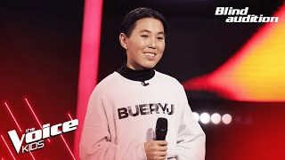 UsukhIreeduiM  quotKhairquot  Blind Audition  The Voice Kids Mongolia 2024 [upl. by Kurt237]