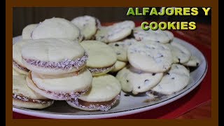 Como hacer ALFAJORES DE MAICENA Y COOKIES paso a paso😊 [upl. by Naeloj]