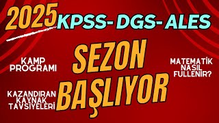 KPSS  DGS  ALES Matematik Nasıl Fullenir 2025 Yol Haritası kpss dgs ales [upl. by Ky980]