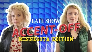 The Late Show AccentOff Minnesota Edition [upl. by Etteyafal]