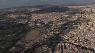 Malta Valletta views from above  with fortifications of Valletta and Manoel Island [upl. by Stent]