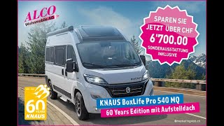 KNAUS BOXLIFE PRO 540 MQ 60 Years 2024  Alco Wohnmobile [upl. by Lleznov]