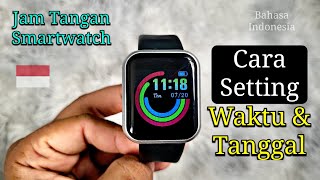 Cara Mudah Setting Jam Tangan Smartwatch  Cara Mengatur Jam Tangan Pintar Y68 D20 [upl. by Seilenna]