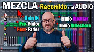 ENTIENDE Bien el RECORRIDO del AUDIO en tu DAW Cubase Logic Pro Tools Ableton FL Studio… [upl. by Kila]