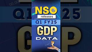 National Statistical Office releases Q1 FY25 GDP Data  Devender Sir  Edukemy IAS upsc economy [upl. by Hartzell]