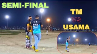 SEMIFINAL TAMIOR MIRZA VS USAMA ALI SIALKOT BEST MATCH PAKISTAN TAPE BALL CRICKET tapeballcricket [upl. by Tihom926]