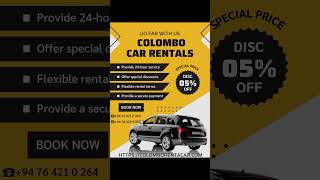 🚗🌏 Discover Sri Lanka Like Never Before Rent A Car Sri Lanka 🇱🇰 [upl. by Anirbus810]