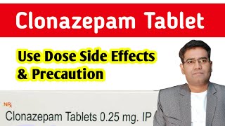 Clonazepam Tablet Use Doses Side effects and Precaution  explained  Lonazep  Zapiz Clonotril [upl. by Serolod630]