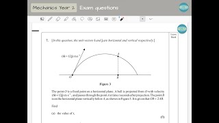 ALevel maths January 2012 Question 7 M2 Edexcel [upl. by Rowney]