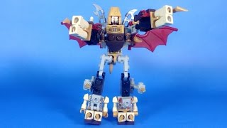 KreO Transformers MicroChangers Combiners VOLCANICON A7828 Review  Unboxing Build amp Play [upl. by Emilia]