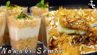 Nawabi Semai Recipe  Eid Special  Crispy amp Creamy Dessert [upl. by Michaella]