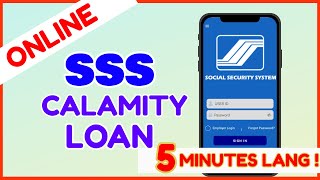 SSS Calamity Loan Online Application Paano mag Apply ng Calamity Loan SSS 2024  Typhoon Carina [upl. by Bokaj]