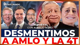 AURELIO NUÑO hace PEDAZOS a CHAIROS AMLO SHEINBAUM y MARX ARRIAGA con ALAZRAKI y JAVIER LOZANO [upl. by Auqinaj]