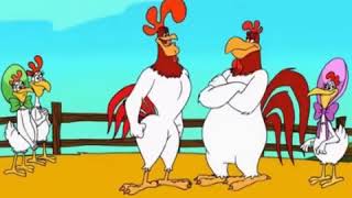 LOONEY TUNES  caricaturas animadas de ayer y hoy pelea de gallos el Gallo Claudio y Perro George [upl. by Kwon]