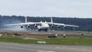 Landing Antonov An225 Mriya  Largest Aircraft in The World HD [upl. by Uhsoj]