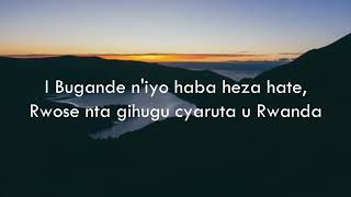 Ubalijoro ya Karemera Rodrigue lyrics Karahanyuze Nyarwanda720p [upl. by Dorri]