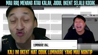 RRQ KALAH VS GEEK BKENT LANGSUNG CIDUK LUMINAIRE YANG MAU NGINTIP JUDUL😂 MPL SEASON 13 [upl. by Meeki]