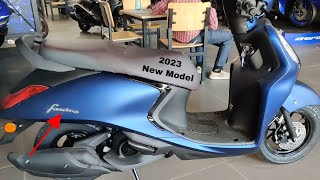 2023 Yamaha Fascino 125 BS7 E20 New Model Detailed Review On Road Price New Change [upl. by Kina]