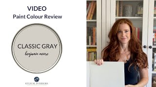 Paint Colour Review Benjamin Moore Classic Gray OC23 [upl. by Farrell389]