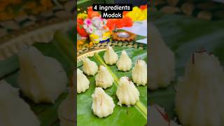 No cook modak easy recipe ganeshchaturthi youtubeshorts ganesh [upl. by Bergquist]