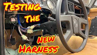 Final Check on the MGB Wiring Harness  Almost There [upl. by Sileas]