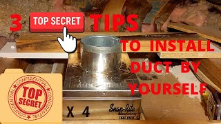 How to detailed step by step proper way to install HVAC duct training [upl. by Nerrej]