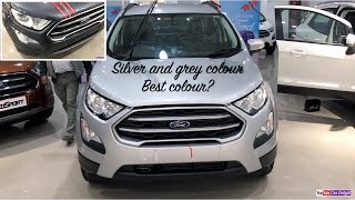 Ford Ecosport 2017 Silver and Grey Colour Walkaround [upl. by Snebur432]