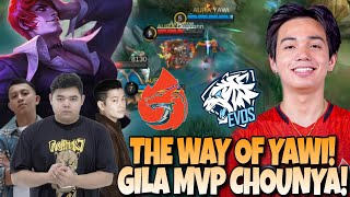 CHOU YAWI SEKELAS DONKEY  THE WAY OF YAWI  EVOS VS AURA MATCH 1  MPL S13 [upl. by Maryly]