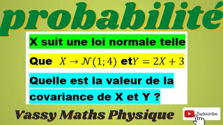 COVARIANCE et COEFFICIENT DE CORRELATION LINEAIRE [upl. by Segal]