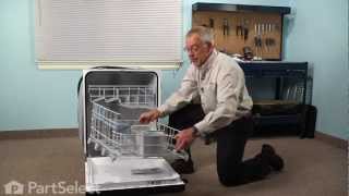 Dishwasher Repair  Replacing the Lower Spray Arm Whirlpool Part  6917642 [upl. by Nosredneh]