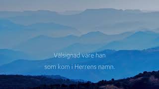 Psalm 103 quotBereden väg för Herranquot ur svenska psalmboken [upl. by Ahsitaf]