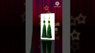 NEW EARRINGS MADE BY BEADSshorts drawing gaming supportme viralvideo ffnewevent [upl. by Atiluap]