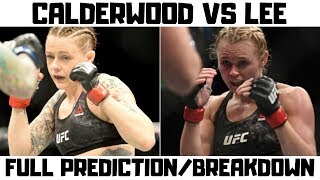 Joanne Calderwood vs Andrea Lee Full Fight Prediction and Breakdown  UFC 242 Betting Tips [upl. by Mini]