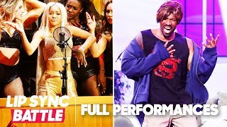 Karrueche Tran’s “Bodak Yellow” vs Deon Cole’s “Torn”  Lip Sync Battle [upl. by Nryhtak]