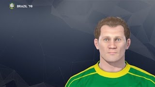 C Taffarel PES 2017 face amp stats Brazil 98 [upl. by Enautna]