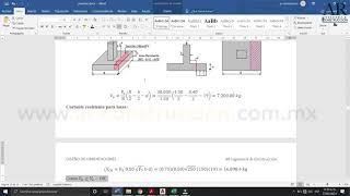 Ejercicio de zapata aislada 2 23 [upl. by Adnahsal408]