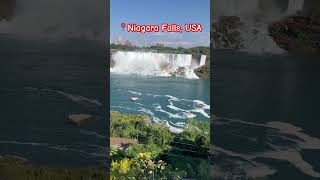 niagarafallsusa niagarafallsroadtrip rainbow canada usa shorts asmr [upl. by Anaerb]