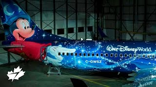 Unveiling the WestJet MagicPlane [upl. by Ecirual]