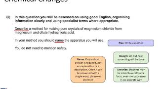 AQA Combined Science Trilogy 2018 Chemistry Paper 1H Walkthrough [upl. by Matthew]