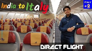 Alitalia Delhi to Rome Nonstop  Rome Airport Immigration Schengen Visa Tourist Sim Transfer [upl. by Tdnaltroc]